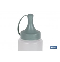 BOTELLA ACEITERA MODELO ALBAHACA  250 ML VERDE AGUA  5X20cm venta unitaria