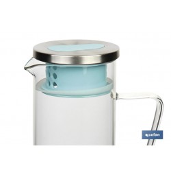 JARRA BOROSILICATO  AZUL 1300 ml