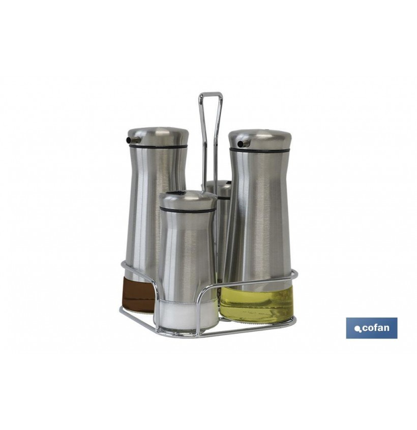 SET ACEITERA  INOX 230ml-120ml