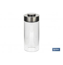 FRASCO BOROSILICATO+ACERO MODELO CICER 1500ML