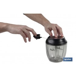PICADORA MANUAL, TAPA Y ACCESORIO BATIDOR 900 ML