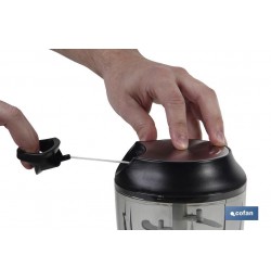PICADORA MANUAL, TAPA Y ACCESORIO BATIDOR 900 ML