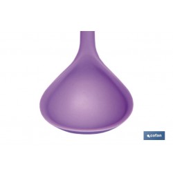 CAZO SOPA SILICONA MODELO VERGINI MORADA 28x8.5CM