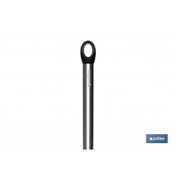 PALETA RANURADA DE ACERO INOX. Y SILICONA MODELO NEIGE 35 CM