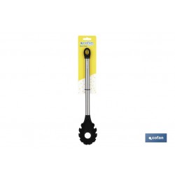CUCHARA DE PASTA DE ACERO INOX. Y SILICONA MODELO NEIGE 34 CM