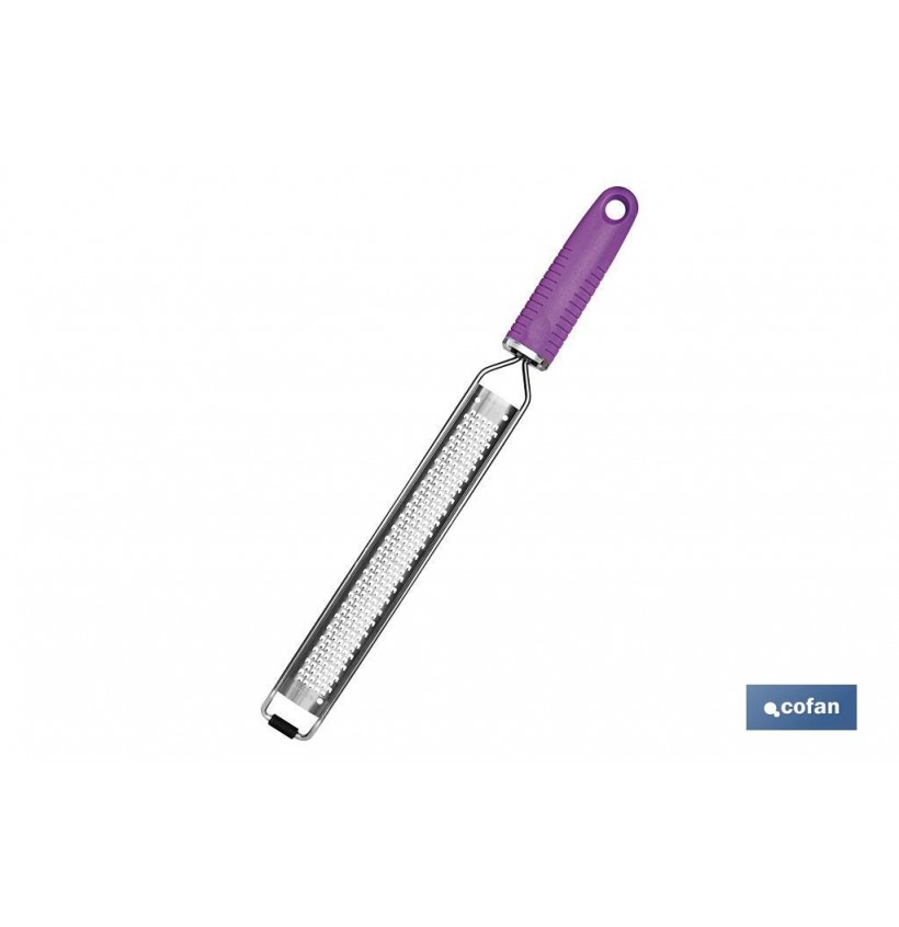 RALLADOR MANUAL DE ACERO INOX. MODELO VERGINI 39 X 3.5 cm