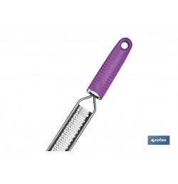 RALLADOR MANUAL DE ACERO INOX. MODELO VERGINI 39 X 3.5 cm