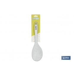 CUCHARA DE COCINA DE SILICONA BLANCA MODELO BACH 30 CM