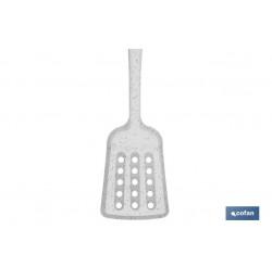 PALETA RANURADA DE SILICONA BLANCA MODELO BACH 34 CM