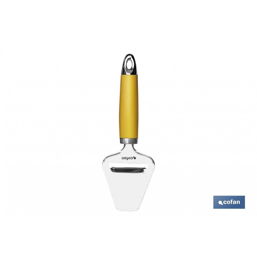 PALA DE CORTAR QUESO AMARILLO MODELO SENA 22 CM