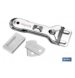 RASQUETA DE VITROCERÁMICA INOX. MODELO SENA 13,5X4,5 CM