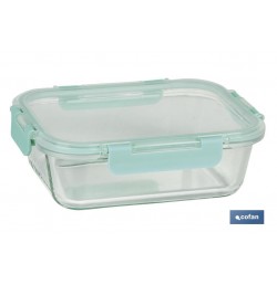 SET DE 3 RECIPIENTES DE BOROSILICATO MODELO AGATHA 640 ML -1040 ML-1520 ML
