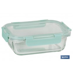SET DE 3 RECIPIENTES DE BOROSILICATO MODELO AGATHA 640 ML -1040 ML-1520 ML
