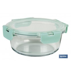 SET DE 2 RECIPIENTES DE BOROSILICATO MODELO AGATHA 620 ML - 950ML
