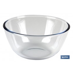 SET DE 2 ENSALADERAS DE VIDRIO BOROSILICATO MODELO BARITINA 800 ML - 2700 ML