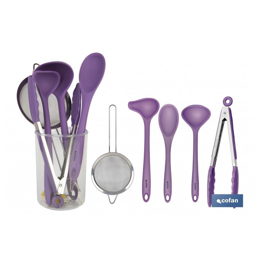 SET DE 6 UTENSILIOS DE COCINA GAMA VERGINI