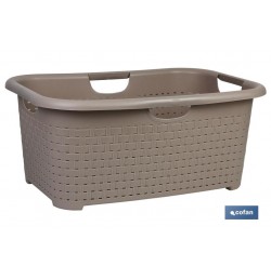 CESTA MULTIUSOS  BLANCO 59X38X26 cm venta unitaria
