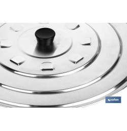 TAPA C/DESVAPO  ALUMINIO 32 cm