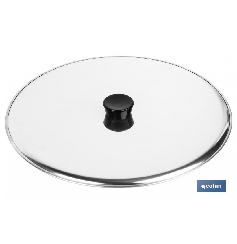 TAPA GIRATORTILLAS ACERO INOX 30 cm