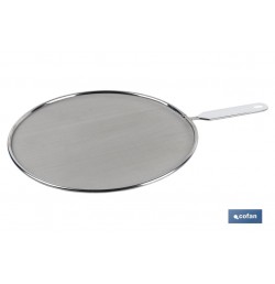TAPA ANTISALPICADURAS EN MALLA DE ACERO INOXIDABLE 29 CM