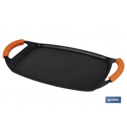 PLANCHA DE ASAR PARA INDUCCIÓN  ALUMINIO FUNDIDO FULL INDUCCION  MODELO OLIVIER 47X1.7 CM