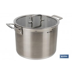 CACEROLA CON TAPA 9.7L ACERO INOX 18/10 MODELO CADENZA