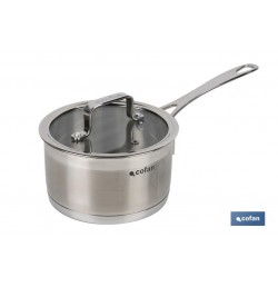 CAZO CON TAPA 1.7L ACERO INOX 18/10 MODELO CADENZA