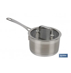 CAZO CON TAPA 1.7L ACERO INOX 18/10 MODELO CADENZA