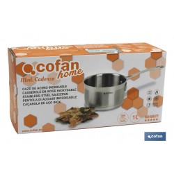 CAZO 1L ACERO INOX 18/10 MODELO CADENZA