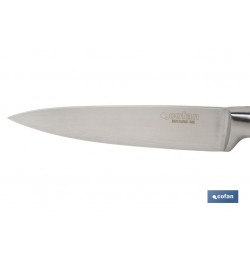 CUCHILLO PUNTILLA COCINERO HOJA 9cm MODELO AGUACEJO ROJO