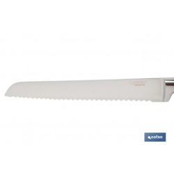 CUCHILLO PANERO HOJA 21cm MODELO AGUACEJO ROJO
