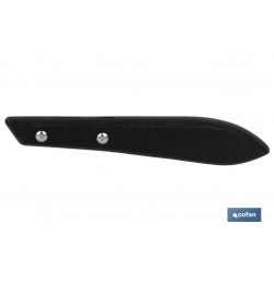 PACK 3 CUCHILLO DE MESA CON FILO HOJA 10cm  MODELO GULASH NEGRO