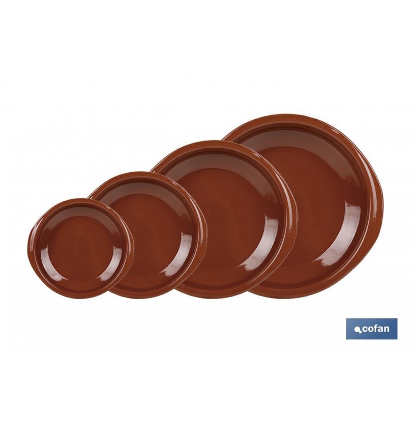 CAZUELA DE BARRO REFRACTARIO 28CM MODELO AZAFRAN