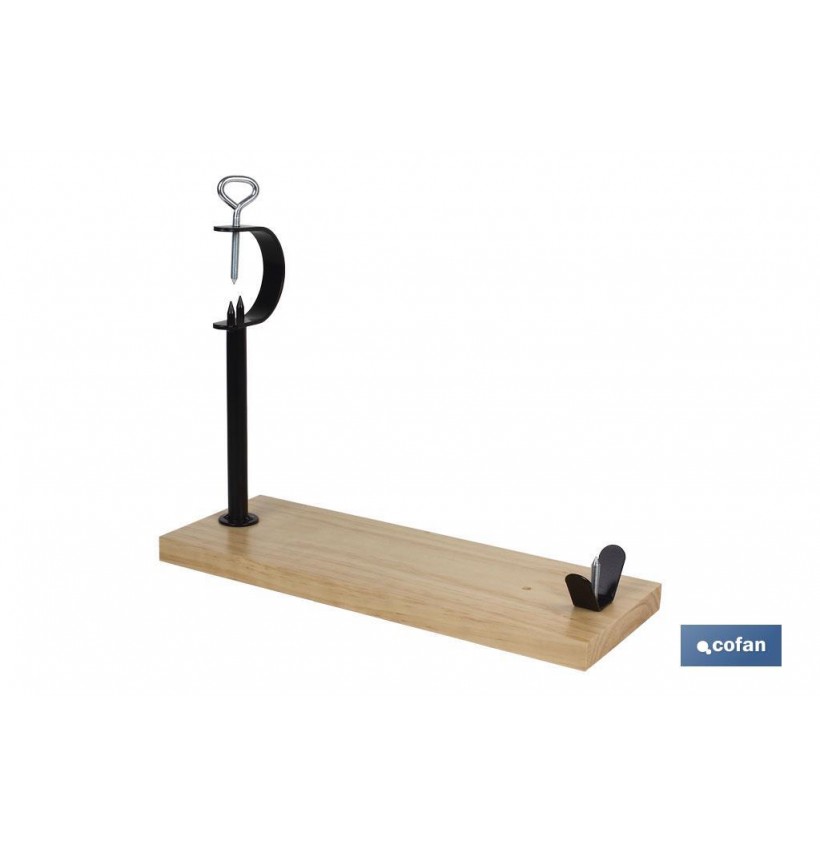 SOPORTE JAMONERO TUBO METAL
