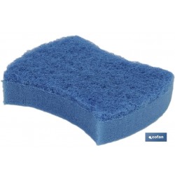 PACK DE 3 ESTROPAJOS AZULES CON ESPONJA