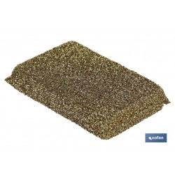 PACK DE 2 MULTIESPONJAS COLOR ORO Y  PLATA