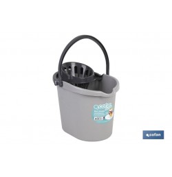 CUBO ESCURRIDOR 14 L GRIS CLARO