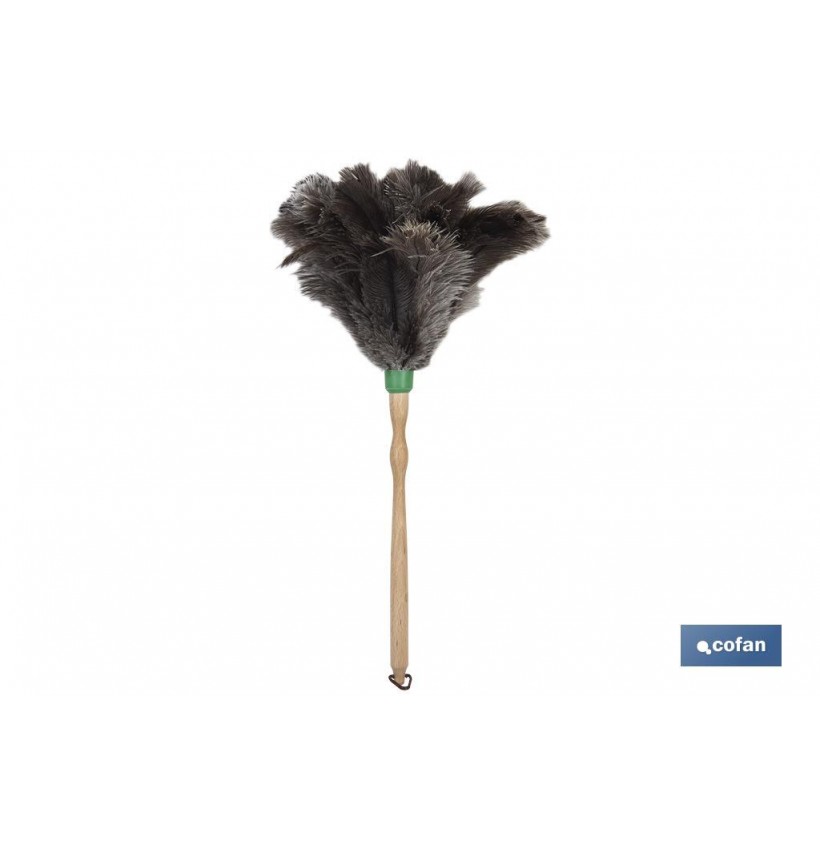 PLUMERO DE PLUMA DE  AVESTRUZ  54cm  venta unitaria