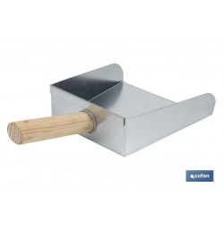 RECOGEDOR METALICO MANGO MADERA  venta unitaria