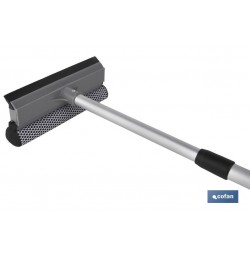 LIMPIACRISTALES ESPONJA Y RASPADOR EXTENSIBLE  48-76.5cm