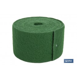 ROLLO ESTROPAJO FIBRA FUERTE VERDE 14X6 m