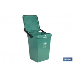 CONTENEDOR VERDE PARA VIDRIO  25L.