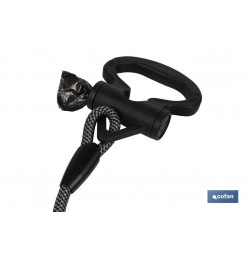 CORREA DE CUERDA DE NYLON CON DISPENSADOR DE BOLSAS PARA PERROS 1,2 X 120  CM