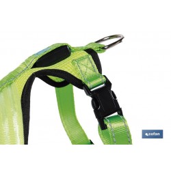 ARNES ILUMINADO Y REFLECTANTE CON LUZ LED PARA PERROS  35X32-50CM