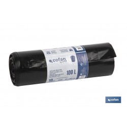 BOLSA DE BASURA  85X105 GALGA 190 COLOR NEGRO 10 UDS.