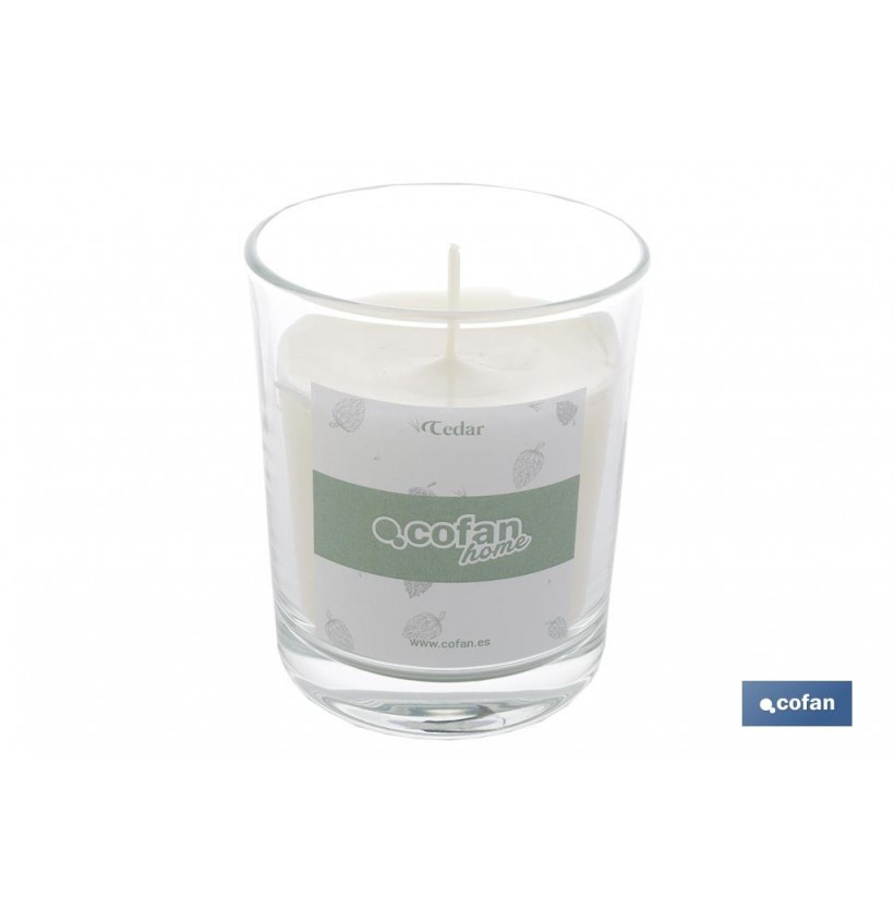 VELA  AROMATICA DE CERA VEGETAL CEDAR 125 G