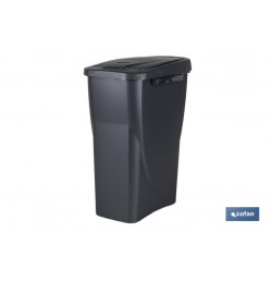 CUBO DE BASURA PARA RECICLAR 15 LITROS  COLOR GRIS 20 X 31 X 42 CM