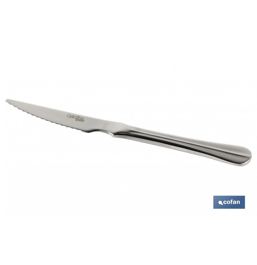 BL 2uds CUCHILLO DE CARNE INOX C-18/0 MODELO BOLONIA 10 mm