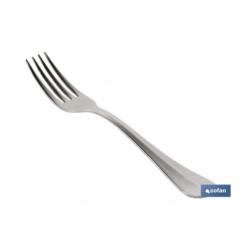 BL 2uds TENEDOR DE MESA INOX C-18/0 MODELO BOLONIA 2 mm
