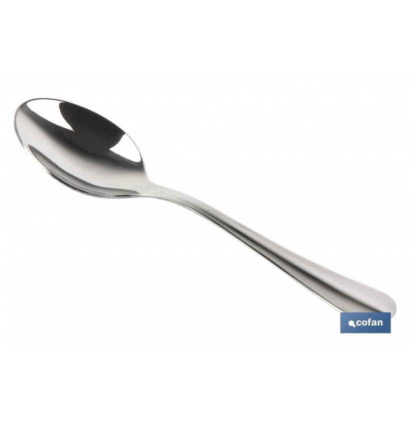CAJA 12uds CUCHARA DE CAFÉ INOX C-18/0 MODELO BOLONIA 1.5 mm